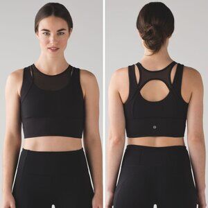 Lululemon Double Tap Bra II in Black, Size 6